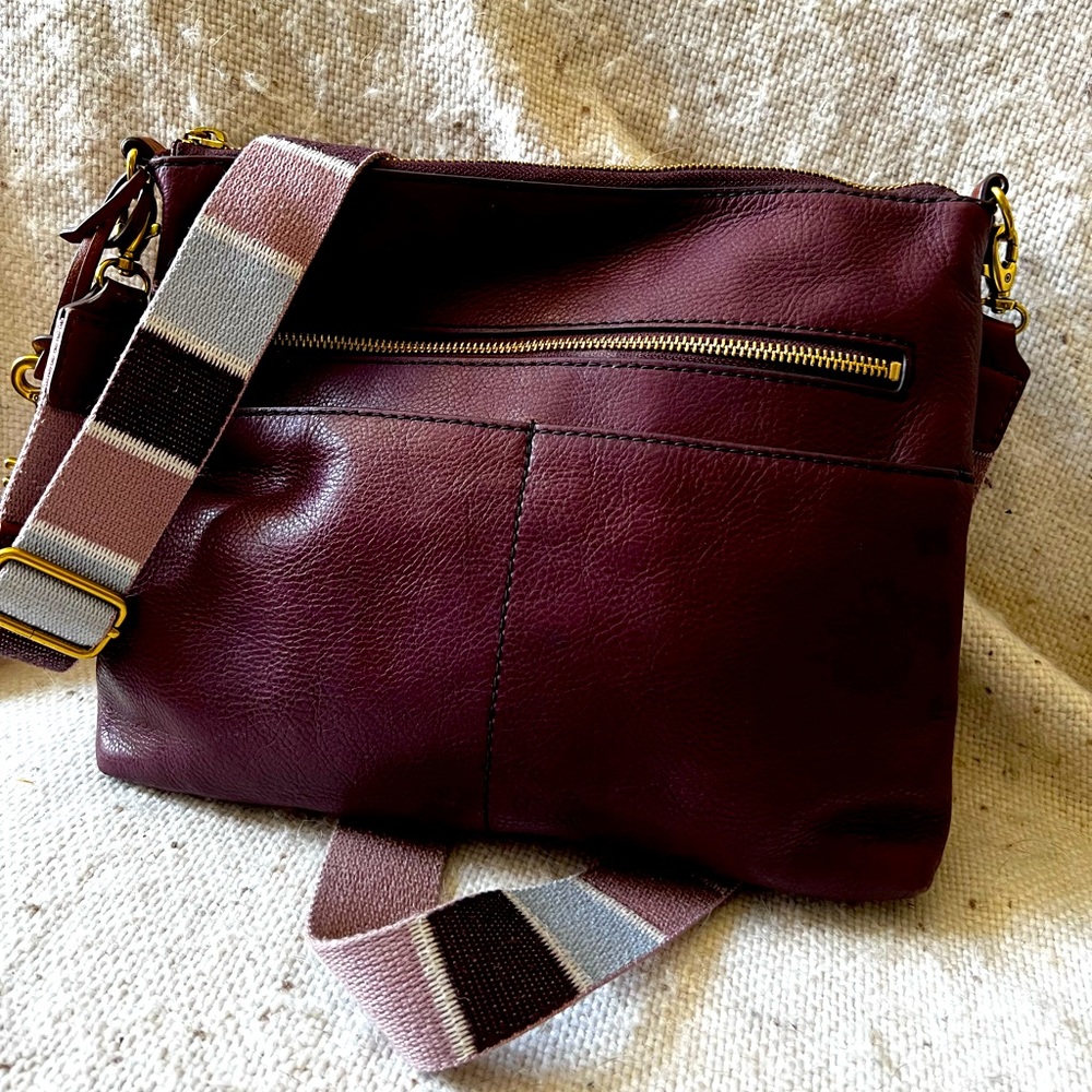 Fossil Purple Crossbody Bag